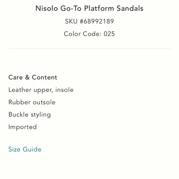 Anthropologie Nisolo Genuine Leather Go-To Platform Sandals - Picture 5 of 5